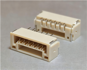 WTB-GH1.25-nP卧贴针座 LCP料 无卤